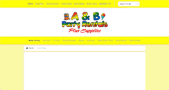 Desktop Screenshot of anbpartyrentals.com