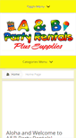 Mobile Screenshot of anbpartyrentals.com